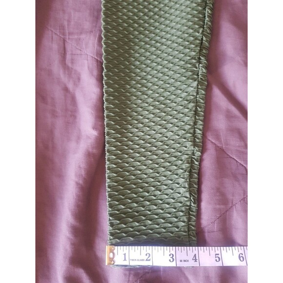 Booty by Brabants Womens Leggings One Size Croco Skin Green Activewear Ankle - Picture 11 of 12